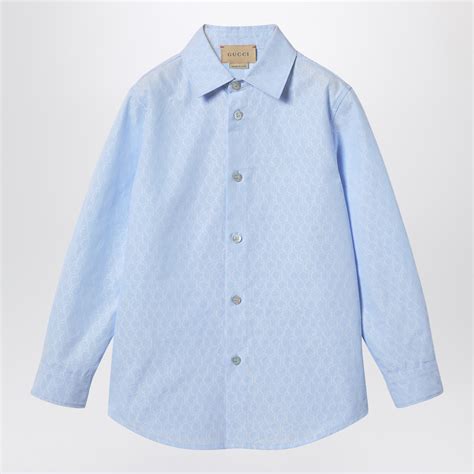camicia gucci azzurra